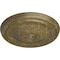 Ekena Millwork Reece Ceiling Medallion (Fits Canopies up to 2 3/8"), 12"OD x 1 3/4"P, Mississippi Mud Crackle CM12REMMC - alternate 3
